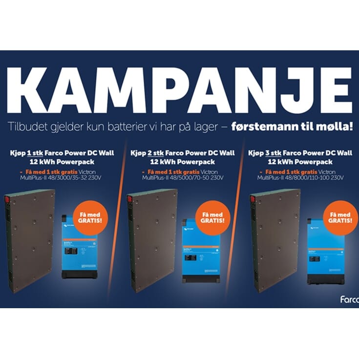 Kampanje 12kWh batteri