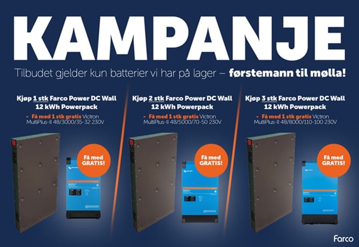 Kampanje 12kWh batteri