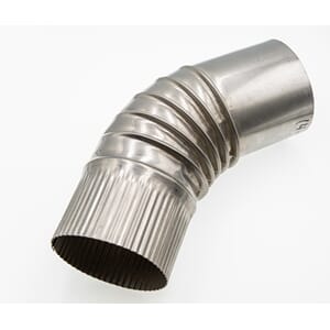 Stainless Elbow 45 80 mm