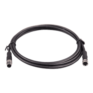 Victron M8 circular connector Male/Female 3 pole cable 1m