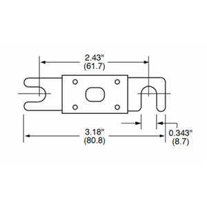 Victron Fuse CNN 325A/80V for Lynx shunt (1 pc)